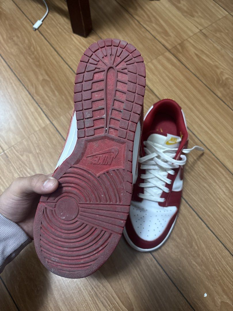 NIKE DUNK LOW “Cardinal Red” (Category: Sneakers) located in Batangas. Submitted by luis_emmanuel (Listing ID 1429477818, Image 3). Description: Original Nike Dunk Low “Cardinal Red” 9.5 US Mens Slightly used no heel drags, slight creases on toe box (signs of usage) Rfs: Need funds 2,300 nego .