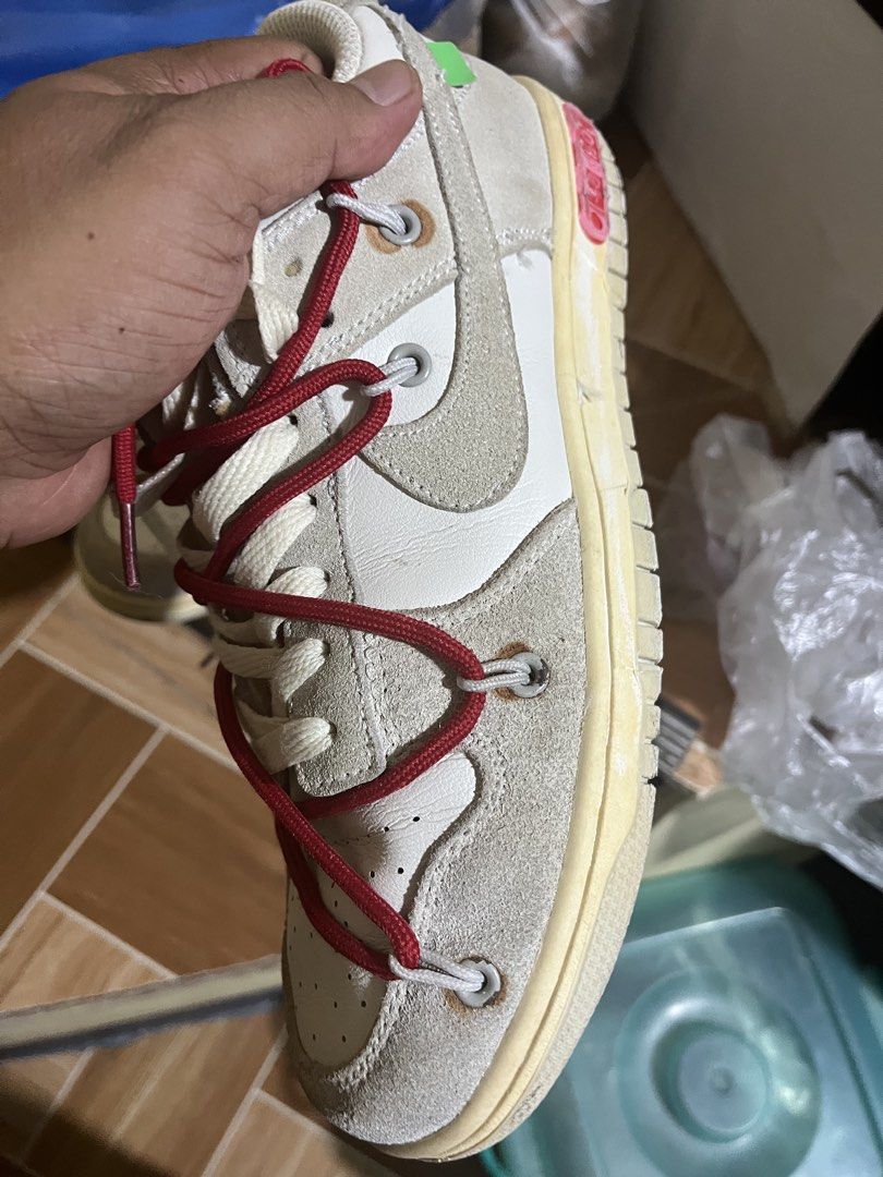 Nike x Off-White Dunk Low "Lot 40” (Category: Sneakers) located in Manila. Submitted by turingans68378 (Listing ID 1429474283, Image 3). Description: Nike Dunk Low Off-White “Lot 40” Size 9 Nasa 20k-30k yan nung brand new No box Padala lng galing abroad Bawal sa maselan Malambot sa paa 2500 na lng.