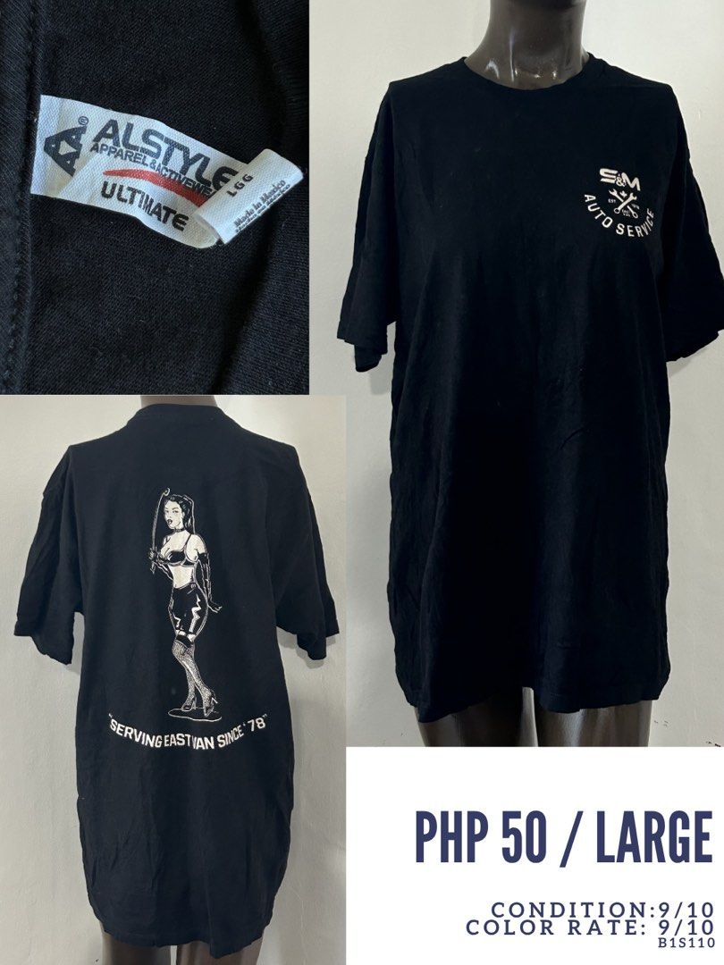 P50 Shirts Short/Long Sleeves P3 (Category: Shirts) located in General Trias. Submitted by keenkat (Listing ID 1429358785, Image 2). Description: - Variety of shirts available - Short and long sleeve options - Different brands and designs - Sizes: XS, S, L, XL, XXL - Condition: Mostly 9/10 - Great for everyday wear.