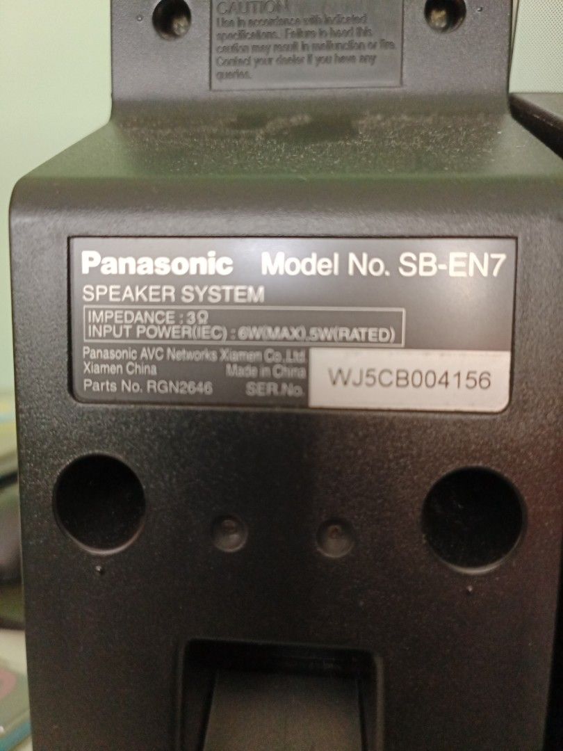 Panasonic Stereo System with Speakers473081210775152643