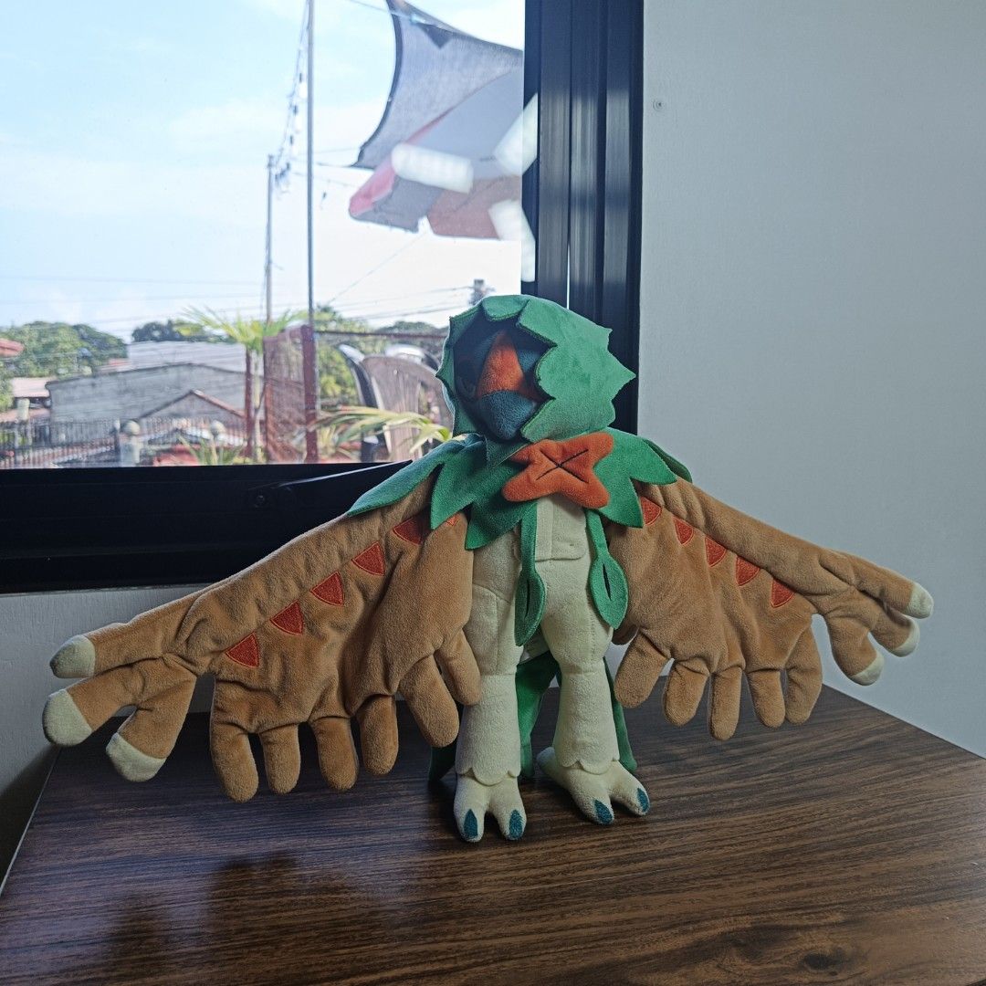 Pokemon Center Decidueye Plush Toy (Category: Plushies & Soft Toys) located in Zamboanga. Submitted by krookro (Listing ID 1429410930, Image 1). Description: These plushies are from my personal collection and have been well taken care of. Each item has been kept in good condition. The prices have been set lower than what I originally paid for them, making them a great deal for collectors or anyone looking for quality plushies at a more affordable