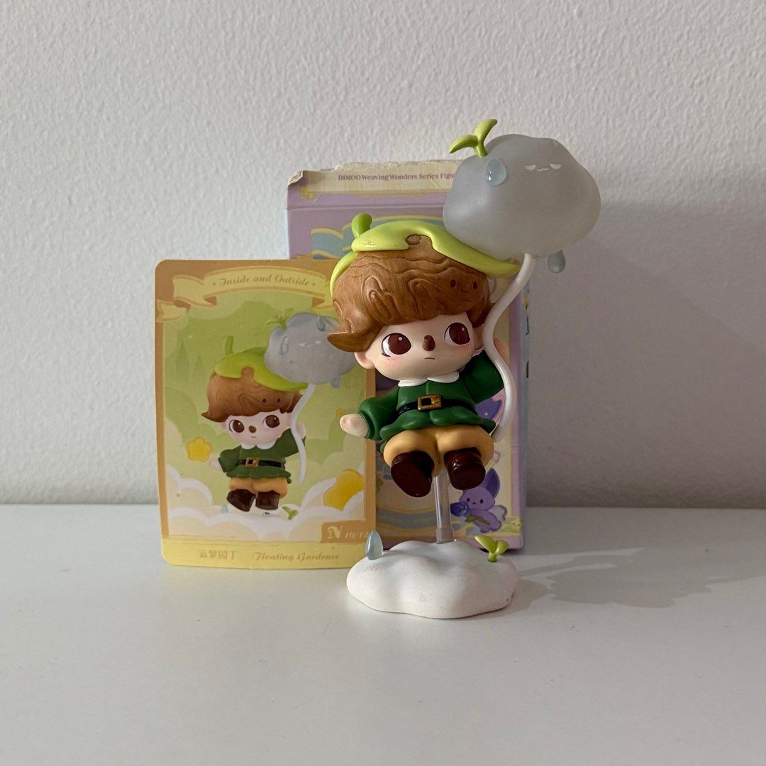 Popmart Dimoo Weaving Wonders Floating Gardener (Category: Designer & Blind Box Toys) located in Makati City. Submitted by jmrgrn (Listing ID 1429378933, Image 1). Description: * Payment via GCash/BDO * Shipping at buyer’s expense * Location: Poblacion, Makati City * Shipping via Grab/Lalamove/LBC RFS: Decluttering Message for more photos Thank you!.