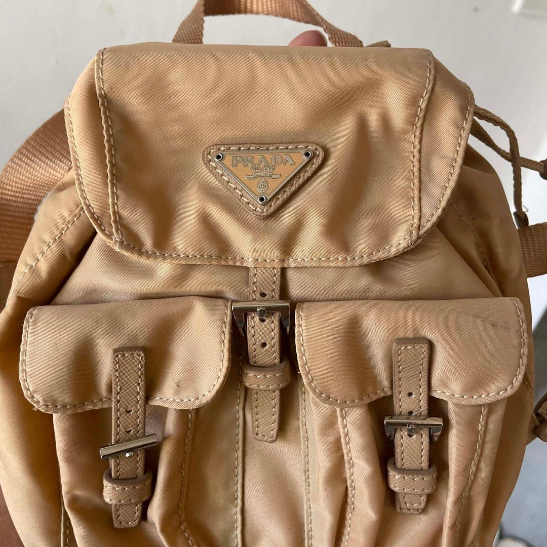 PRADA MINI BACKPACK (Category: Luxury Bags & Wallets) located in Iloilo. Submitted by tahimikgumalaw1of1 (Listing ID 1429402812, Image 3). Description: PRADA MINIBACKPACK Xsmall Like new No rubs All details posted 3,500.