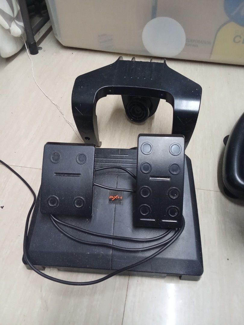 PXN V3 Pro Steering Wheel (Category: Controllers) located in Bacoor. Submitted by francisnuts (Listing ID 1429451761, Image 3). Description: Lightly Used, Works and Functions Correctly RFS - Barely Used.