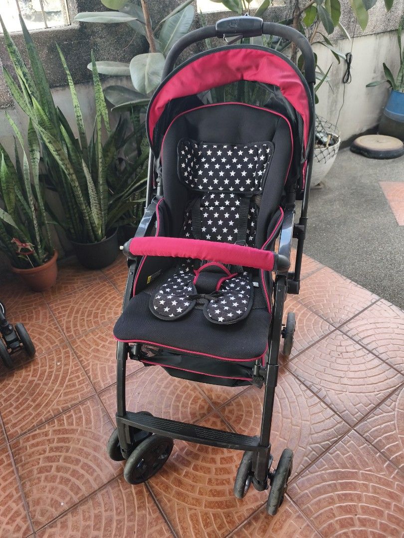 Reversible Stroller Smart Angel Pink Stroller (Category: Strollers) located in Valenzuela. Submitted by jmalano (Listing ID 1429467703, Image 2). Description: ₱2,350.00 (Selling low, fixed price) Smart Angel Pink -Used/Preloved -Newborn to 3 years old -Fully recline -Reversible handle -Lightweight -Needs cleaning *Posted price is fixed and non-negotiable. #fullyreclinestroller #prelovedbabystroller #lightweightstroller #prelovedstroller #reversib