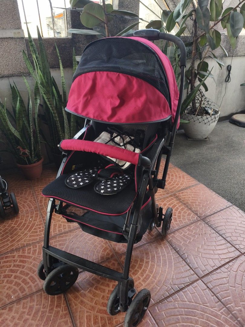 Reversible Stroller Smart Angel Pink Stroller (Category: Strollers) located in Valenzuela. Submitted by jmalano (Listing ID 1429467703, Image 1). Description: ₱2,350.00 (Selling low, fixed price) Smart Angel Pink -Used/Preloved -Newborn to 3 years old -Fully recline -Reversible handle -Lightweight -Needs cleaning *Posted price is fixed and non-negotiable. #fullyreclinestroller #prelovedbabystroller #lightweightstroller #prelovedstroller #reversib