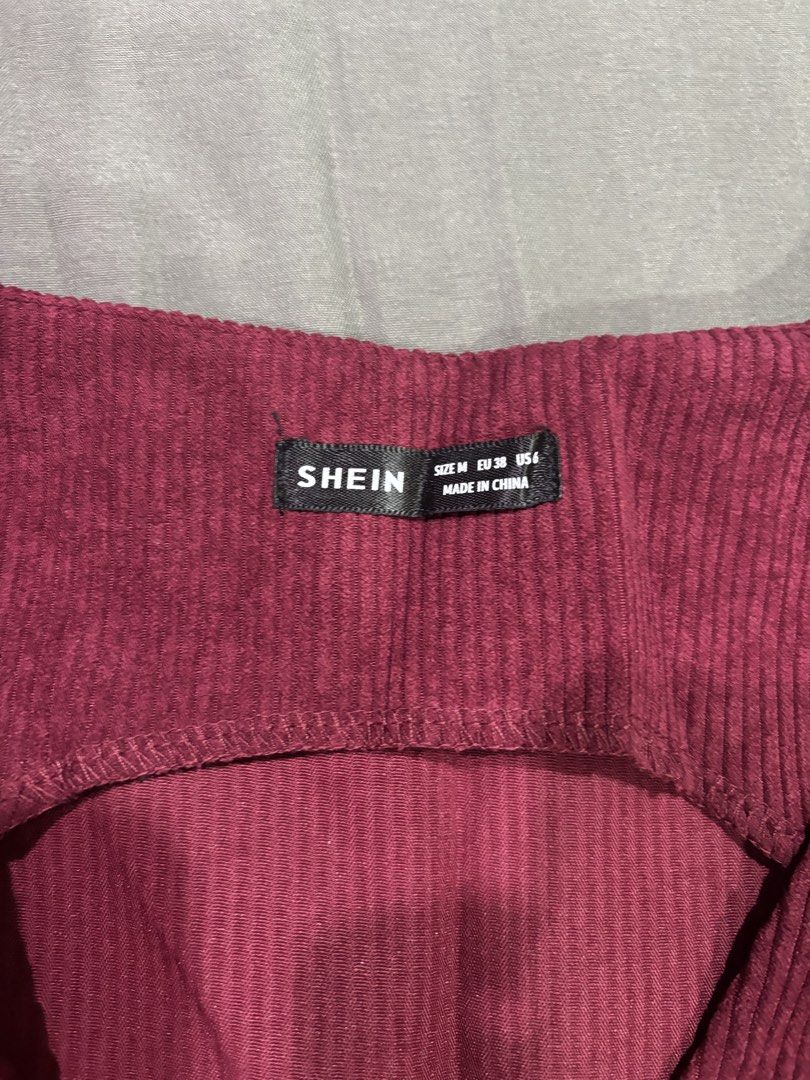 SHEIN Corduroy Button Front Vest (Category: Others Tops) located in Makati City. Submitted by sfluvs (Listing ID 1429436561, Image 2). Description: Haven't been used, just an extra top and need to declutter..