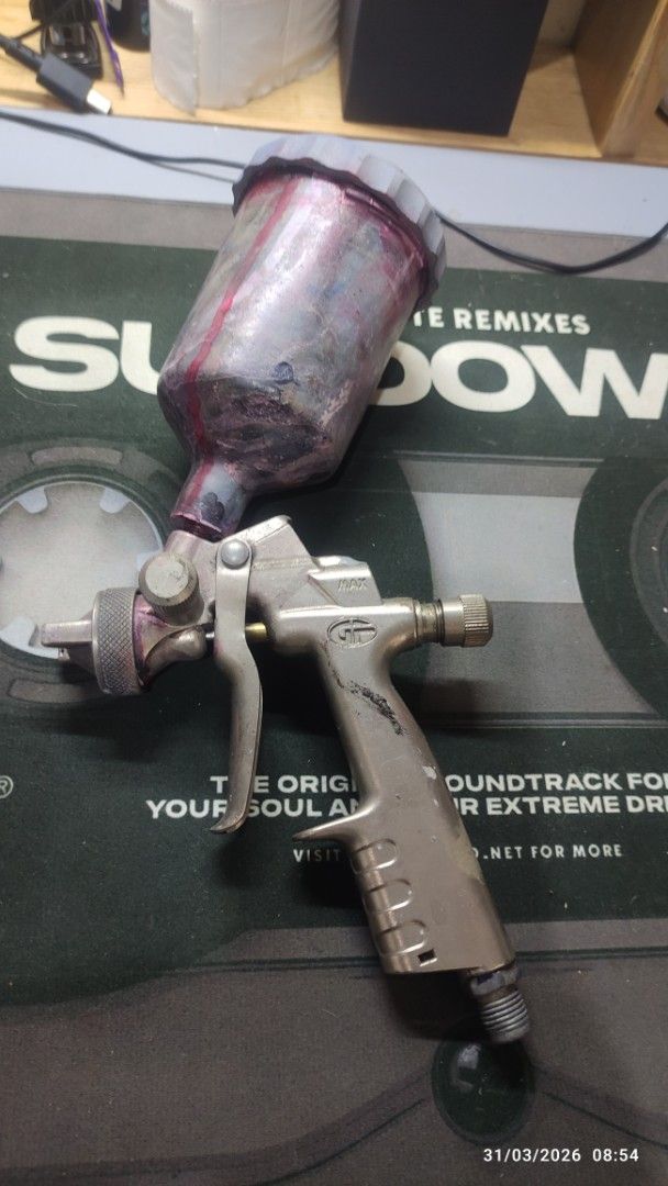 Spray Gun (Category: Construction Tools & Equipment) located in Pasay City. Submitted by jamalx (Listing ID 1429503809, Image 3). Description: The A.N.I. GF3 spray guns were developed in accordance with the latest research and technology. They give above-average performances while using extremely small quantities of air and paint. Idealized by A.N.I. these precise, easy to handle and efficient instruments are balanced in a way to be perfect for p