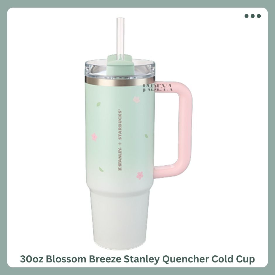 Starbucks 30oz Stainless Steel Blossom Breeze Quencher Cold Cup | Nap Under the Willow (Category: Water Bottles & Tumblers) located in Mandaluyong City. Submitted by j4d3y4.collectibles (Listing ID 1429465552, Image 3). Description: Starbucks Nap Under the Willow Collection 2026 > Double wall vacuum insulated tumbler > With handle for comfortable grip > Laser etched Stanley + Starbucks logo Care & Usage > Do not microwave > Hand wash only > For h