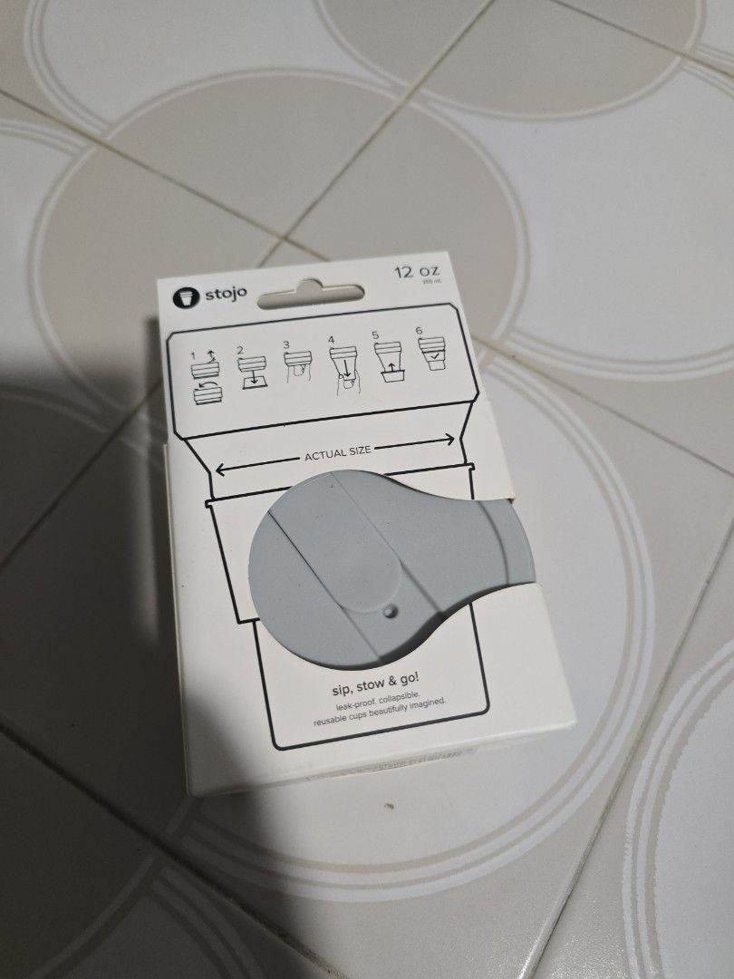 Stojo Collapsible Cup - 12oz - Grey469474500821002241