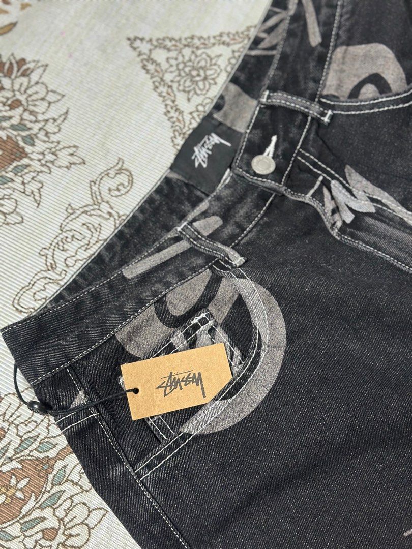 Stussy 8 Ball Denim Shorts (Category: Shorts) located in Baao. Submitted by _garmentts (Listing ID 1429409615, Image 2). Description: Size: S-XL 100% Brand New With Plastic Bag Dm for more details📩 .