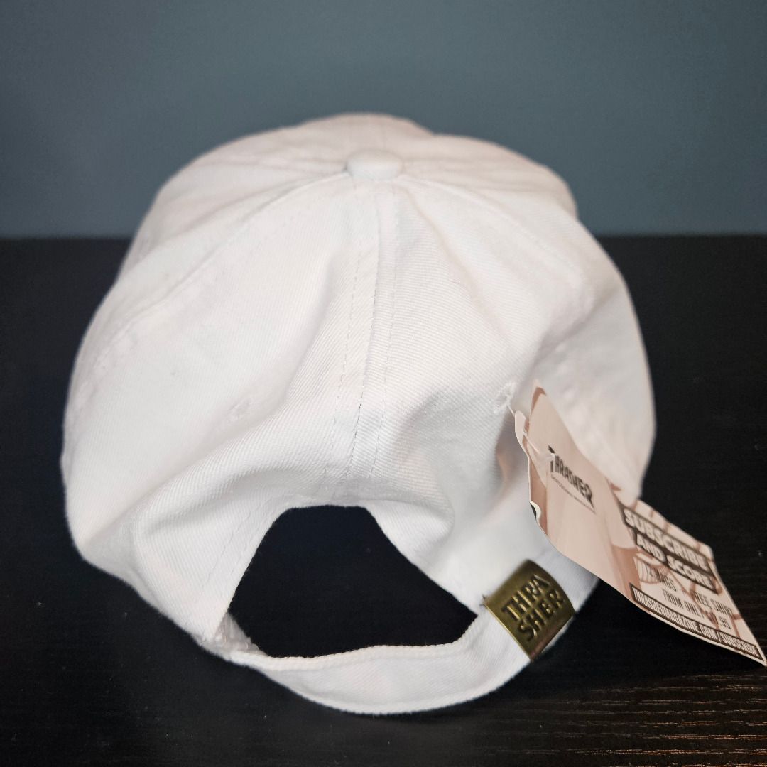 Thrasher Unstructured Hat (Category: Caps & Hats) located in Santa Rosa. Submitted by mcaps26 (Listing ID 1429423985, Image 3). Description: Thrasher Hat -Adjustable, strapback -with hangtag Discounts for purchases of 3 or more caps. Drop a message for inquiries. .