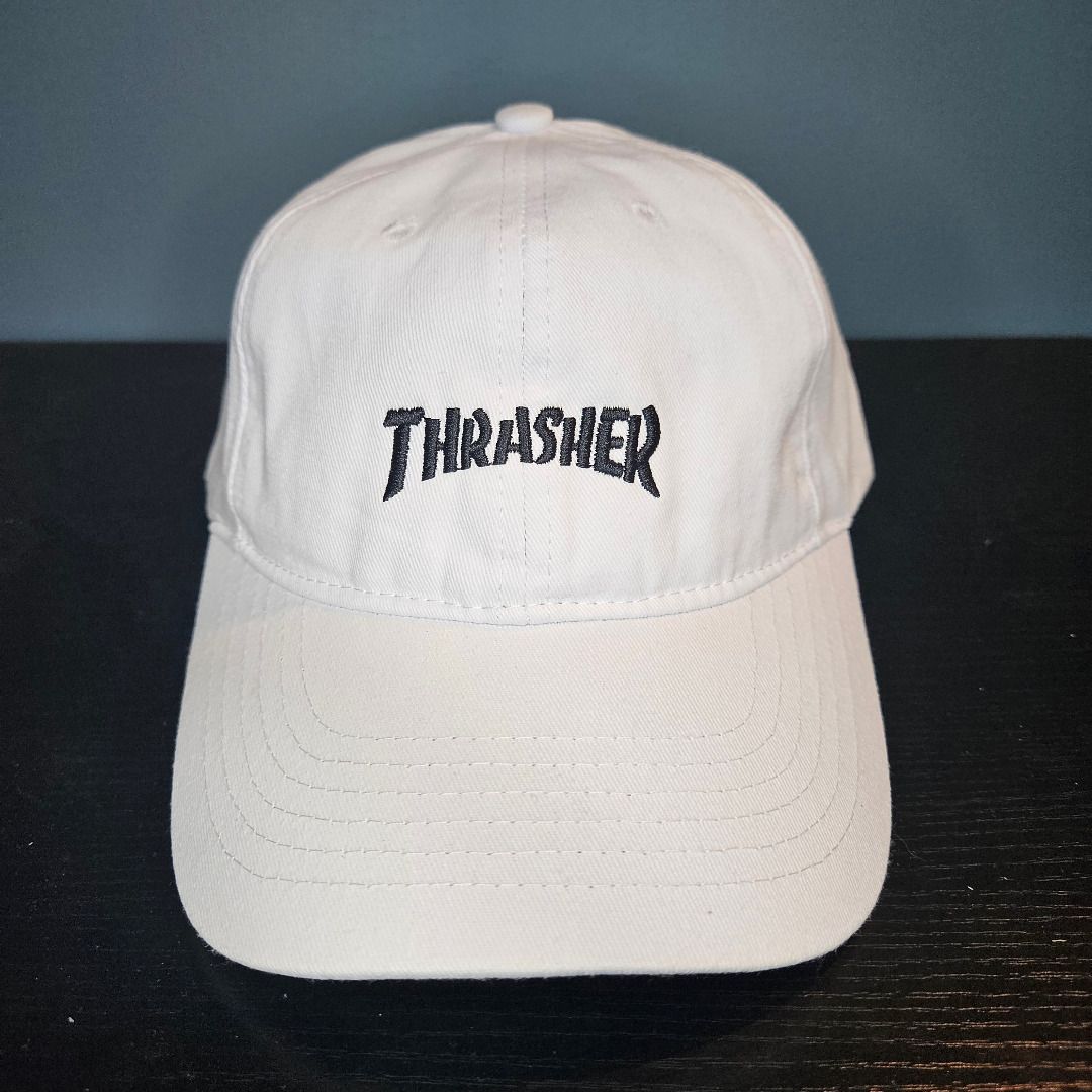 Thrasher Unstructured Hat (Category: Caps & Hats) located in Santa Rosa. Submitted by mcaps26 (Listing ID 1429423985, Image 1). Description: Thrasher Hat -Adjustable, strapback -with hangtag Discounts for purchases of 3 or more caps. Drop a message for inquiries. .