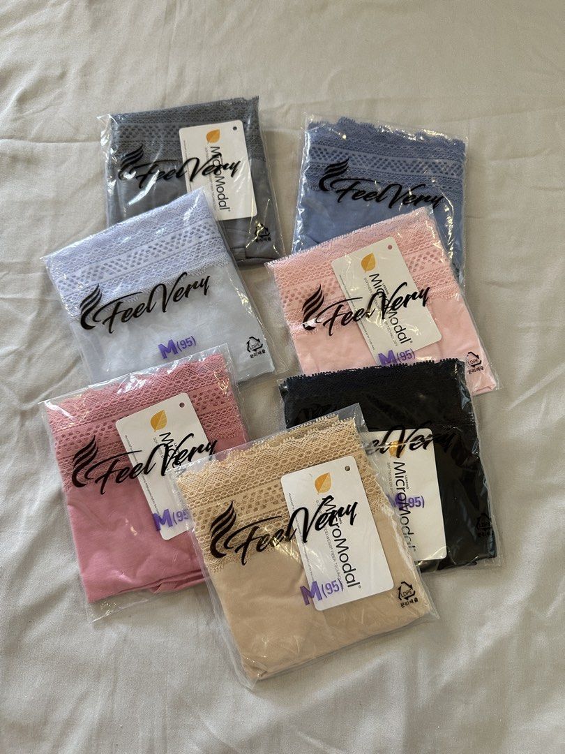 underwear breathable soft lace panty - medium (Category: Undergarments & Loungewear) located in Paranaque City. Submitted by shopnrepeat_ (Listing ID 1429495264, Image 1). Description: never used all brand new w/ plastic size medium 60 each 350 take all.