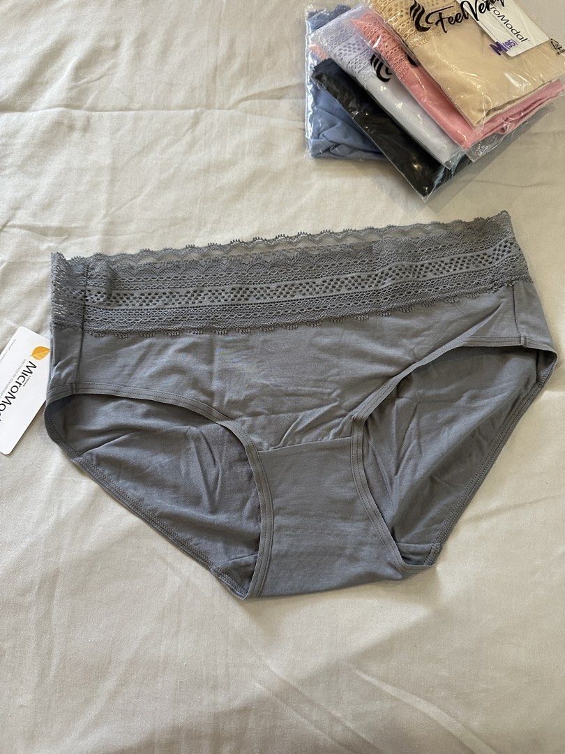 underwear breathable soft lace panty - medium (Category: Undergarments & Loungewear) located in Paranaque City. Submitted by shopnrepeat_ (Listing ID 1429495264, Image 2). Description: never used all brand new w/ plastic size medium 60 each 350 take all.