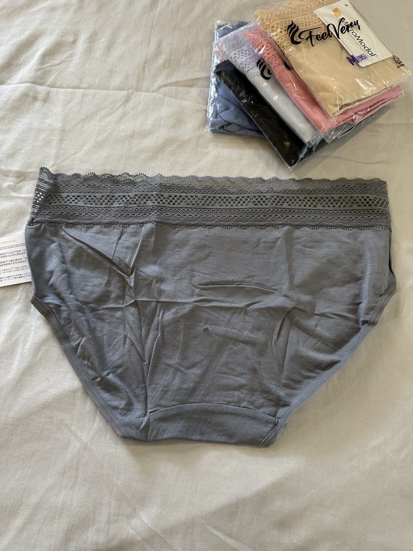 underwear breathable soft lace panty - medium (Category: Undergarments & Loungewear) located in Paranaque City. Submitted by shopnrepeat_ (Listing ID 1429495264, Image 3). Description: never used all brand new w/ plastic size medium 60 each 350 take all.