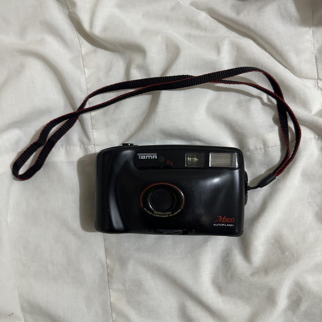 UNTESTED Toma M-800 Autoflash Film Camera (Category: Cameras) located in Mangaldan. Submitted by wonsophy (Listing ID 1429403512, Image 3). Description: - Toma M800 - 35mm Analog Compact Camera - Untested, sold as is - Clean, good cosmetic condition MOP: Gcash Courier: J&T SF will be shouldered by the buyer Sure buyers only 📍: Pangasinan.