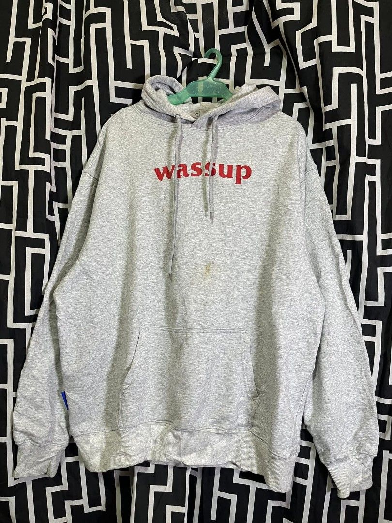 WASSUP HOODIE (Category: Activewear) located in Manila. Submitted by bibiiii131998 (Listing ID 1429337941, Image 1). Description: Wassup Hoodie W25 x L29 Xl on tag ₱750 📍Loc.Baclaran Paranaque 📌Mop:Gcash/Paymaya 📌Courier:Jnt/Lalamove.