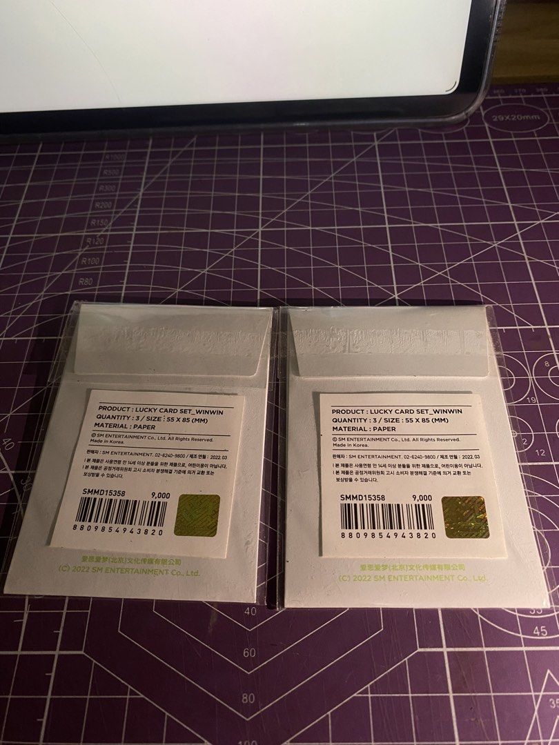 WayV Winwin 3rd Anniversary Lucky Card Set (Category: K-Wave Merchandise) located in Manila. Submitted by leia_07 (Listing ID 1429450568, Image 2). Description: - 350 each, negotiable if taking both - Mint in Sealed Plastic (never opened) - Wayv Winwin 3rd Anniversary Lucky Card Set - From personal collection - Rfs: decluttering & not into kpop anymore. - Can request video condition. Negotiable. - MOP: Gcash/Bank Transfer - MOD: Lalamove, Jnt, Lb