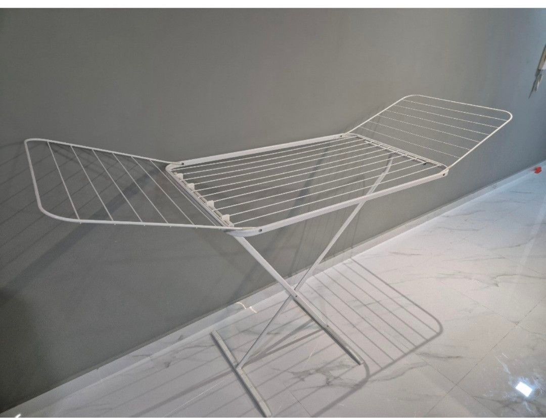 White Clothes Drying Rack - Foldable