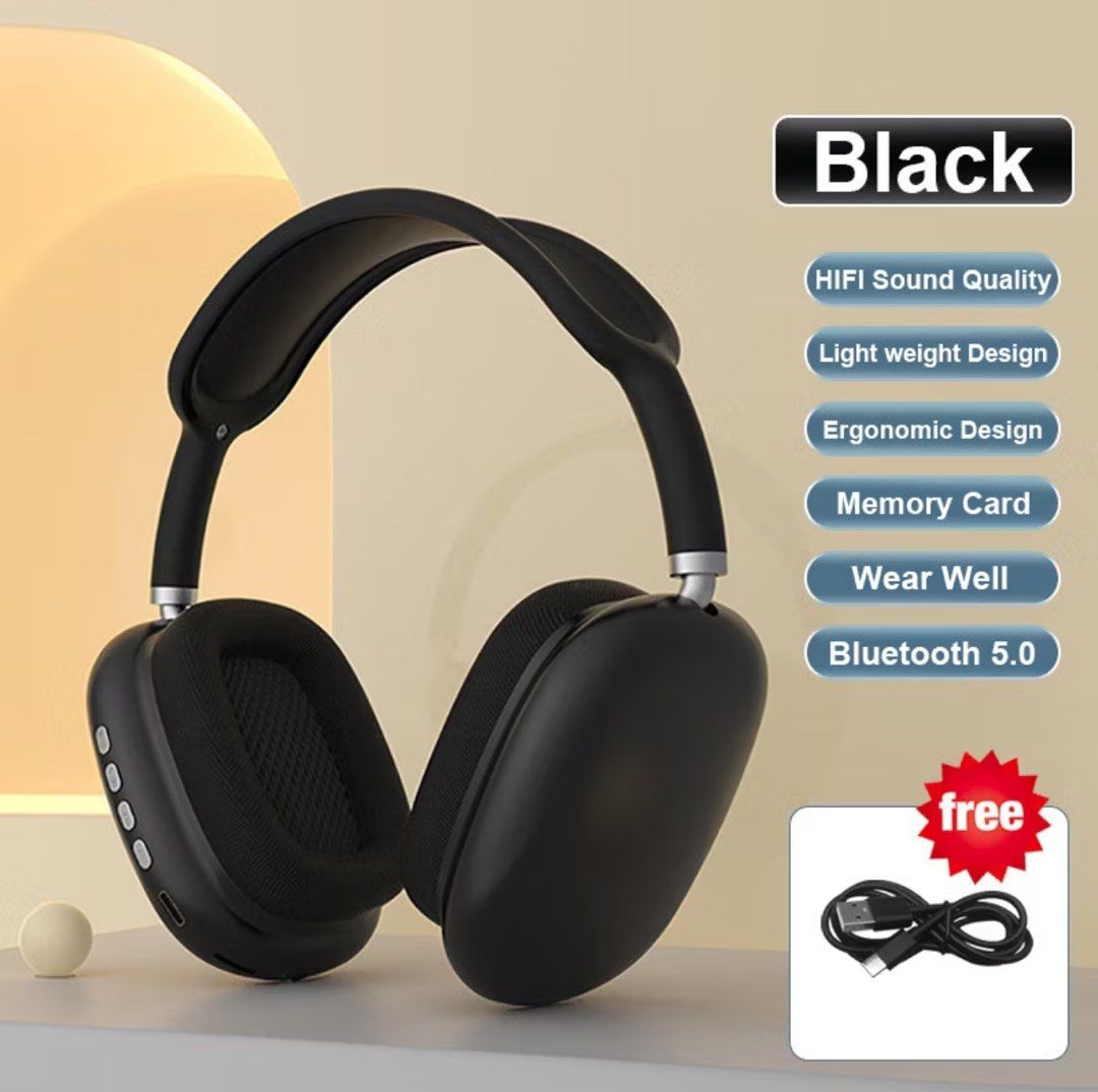 Wireless Bluetooth Headphones - Multiple Colors