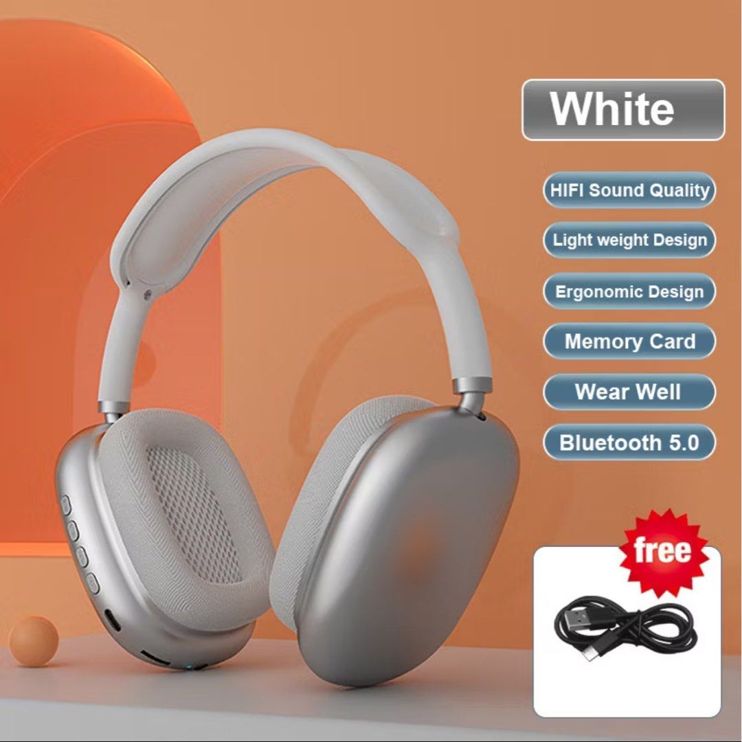 Wireless Bluetooth Headphones - Multiple Colors417847751444408321