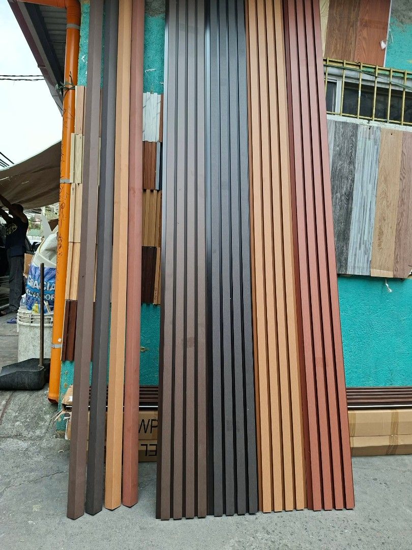 Wpc outdoor flutted panel (Category: Wall Decor) located in Manila. Submitted by jayla04 (Listing ID 1429471009, Image 2). Description: wpc wall cladding flutted panel outdoor 290cm x 22cm x 26mm 850 each l corner 350 each we do ship COD via lalamove direct call or message 09499441830.