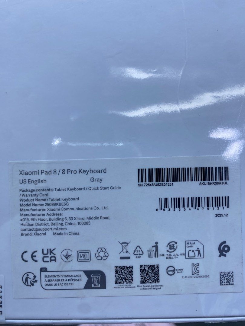 Xiaomi Pad 8 Pro Matte Glass Version with keyboard (Category: Xiaomi) located in San Juan City. Submitted by rodelmarllemit (Listing ID 1429475890, Image 3). Description: Brand new Xiaomi Pad 8 Pro Matte Glass Version with Keyboard Rom: 512gb Ram:12gb Color: Gray Mode of Payment: •Cash •Bank Transfer •GCash & Maya Installment: •Credit Card •Ggives •Cash on Delivery •Shipping •Meet Up •Trade In You can visit our Physical store in Stall number Y-21