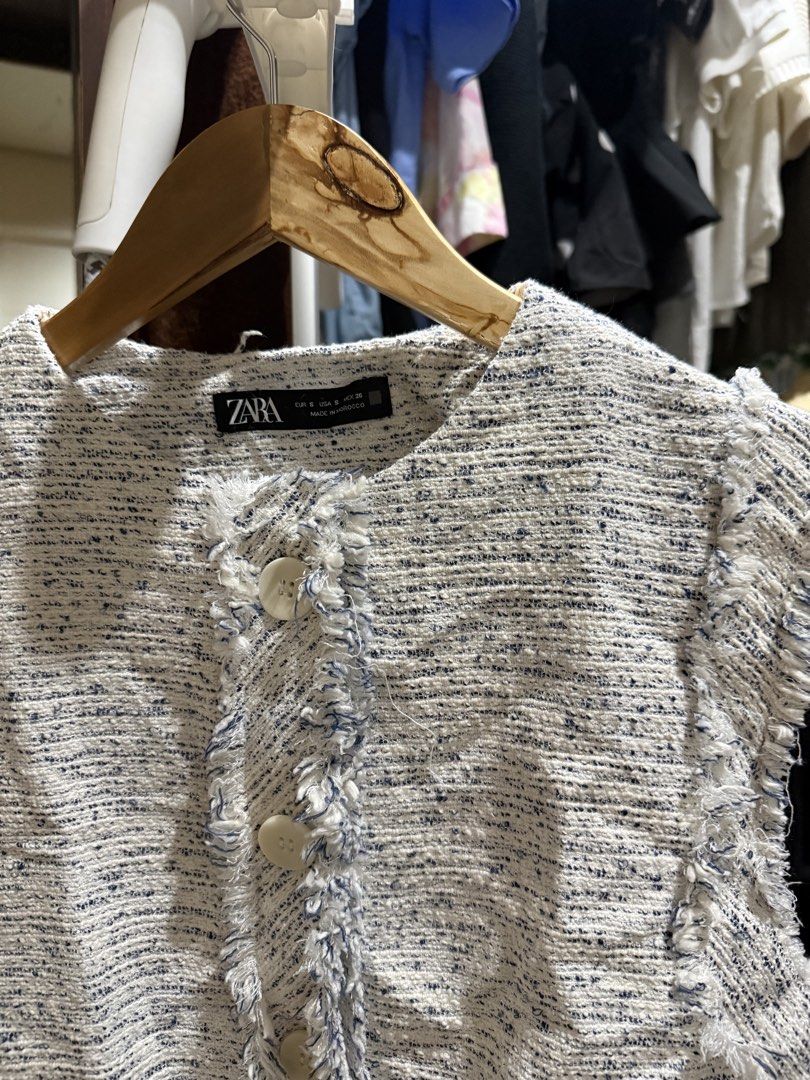 Zara Tweed Vest (Category: Sleeveless) located in San Pedro. Submitted by prelovedbybco (Listing ID 1429356839, Image 3). Description: .