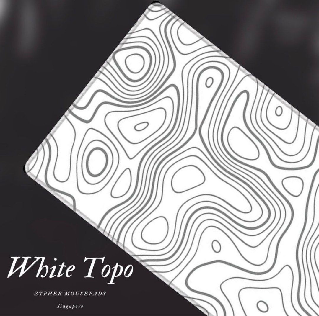 Zypher Mousepads - White Topo469274750920970241