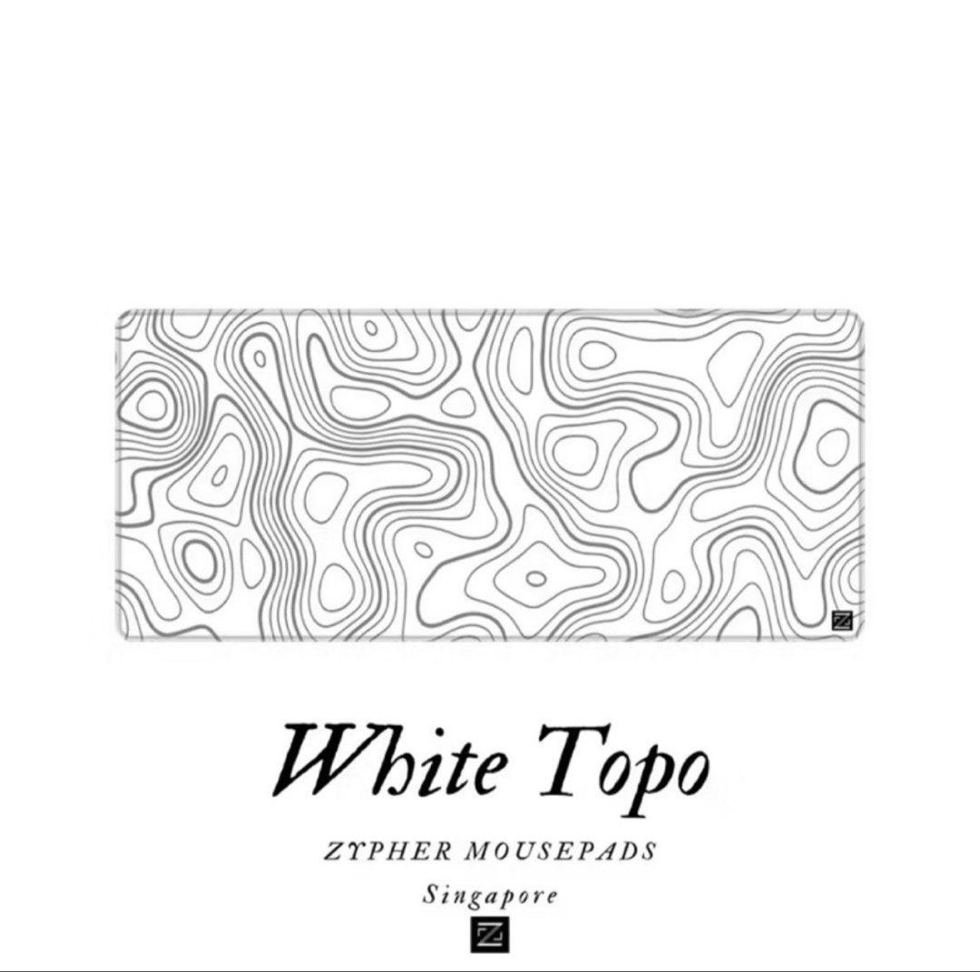 Zypher Mousepads - White Topo469274750920970240