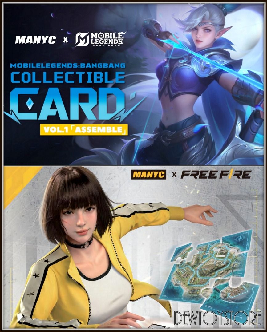 ⭐ [𝗣𝗿𝗲-𝗼𝗿𝗱𝗲𝗿] MANYC Official Collector Cards - Mobile Legends ...