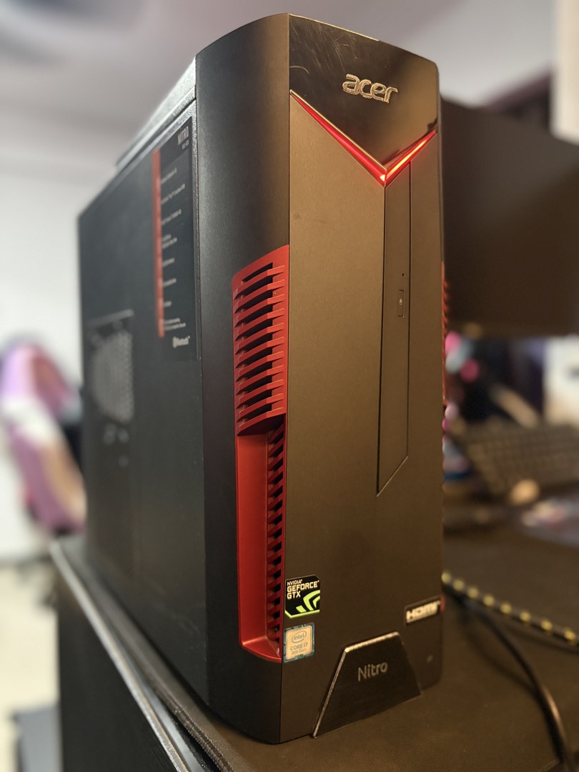 ACER Nitro Gaming Desktop Computer PC CPU Processor Intel I7 8700 Acer Nitro Gaming Desktop Comp 1772590414 A48ff512 