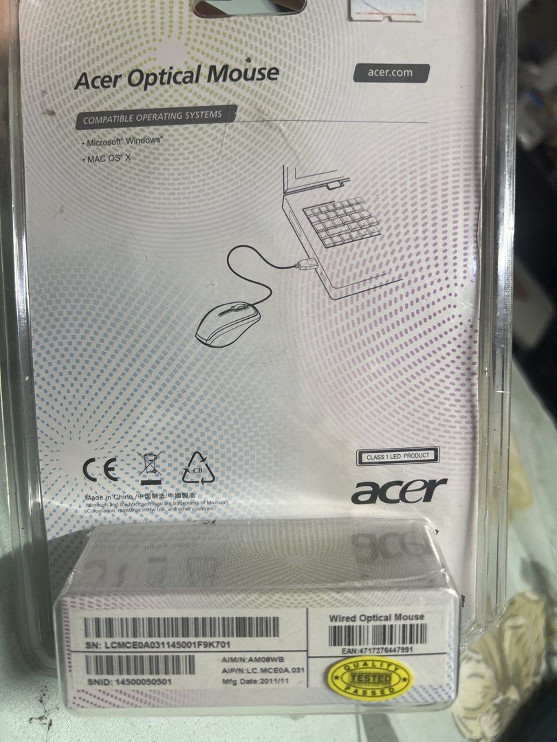 Acer Optical Mouse - Wired463281317804789761