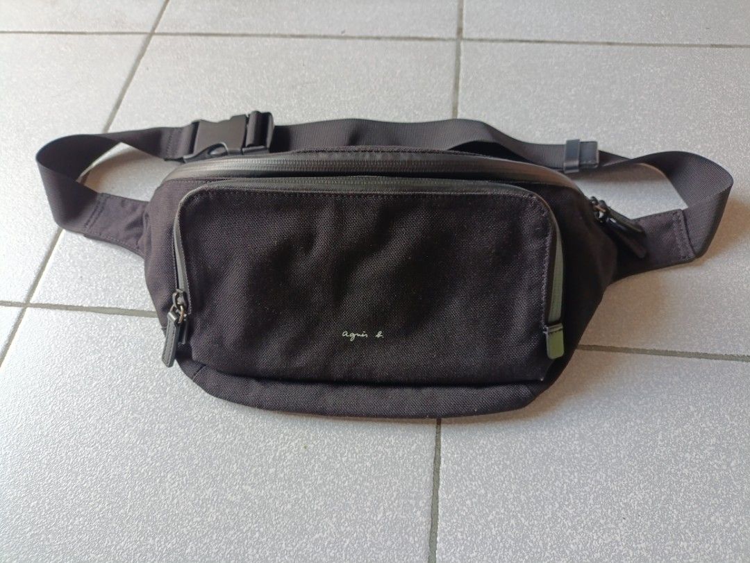 AGNES B. BODY BAG (Category: Luxury Bags & Wallets) located in Quezon City. Submitted by collectandselect (Listing ID 1424573245, Image 1). Description: AGNES B. BODY BAG(Black) Excellent Condition: No stains or tears Original YKK Zippers ⚠️FIRM PRICE! Lowballing Offers will be Ignored! ⚠️These are OLD PRE-LOVED ITEMS! So Please Manage your Expectations! ⚠️Expect Creases Due to Age and Storage! ⚠️1st to PAY Gets the Item(s)! ⚠️ I have the right t
