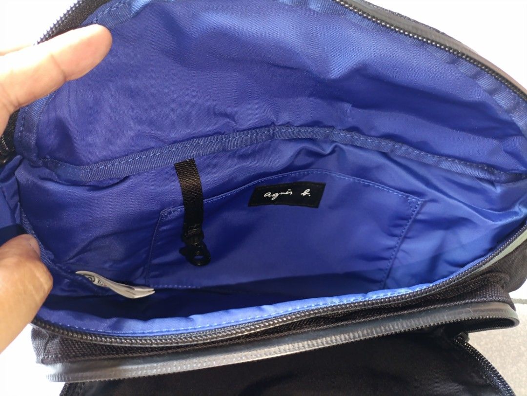 AGNES B. BODY BAG (Category: Luxury Bags & Wallets) located in Quezon City. Submitted by collectandselect (Listing ID 1424573245, Image 2). Description: AGNES B. BODY BAG(Black) Excellent Condition: No stains or tears Original YKK Zippers ⚠️FIRM PRICE! Lowballing Offers will be Ignored! ⚠️These are OLD PRE-LOVED ITEMS! So Please Manage your Expectations! ⚠️Expect Creases Due to Age and Storage! ⚠️1st to PAY Gets the Item(s)! ⚠️ I have the right t
