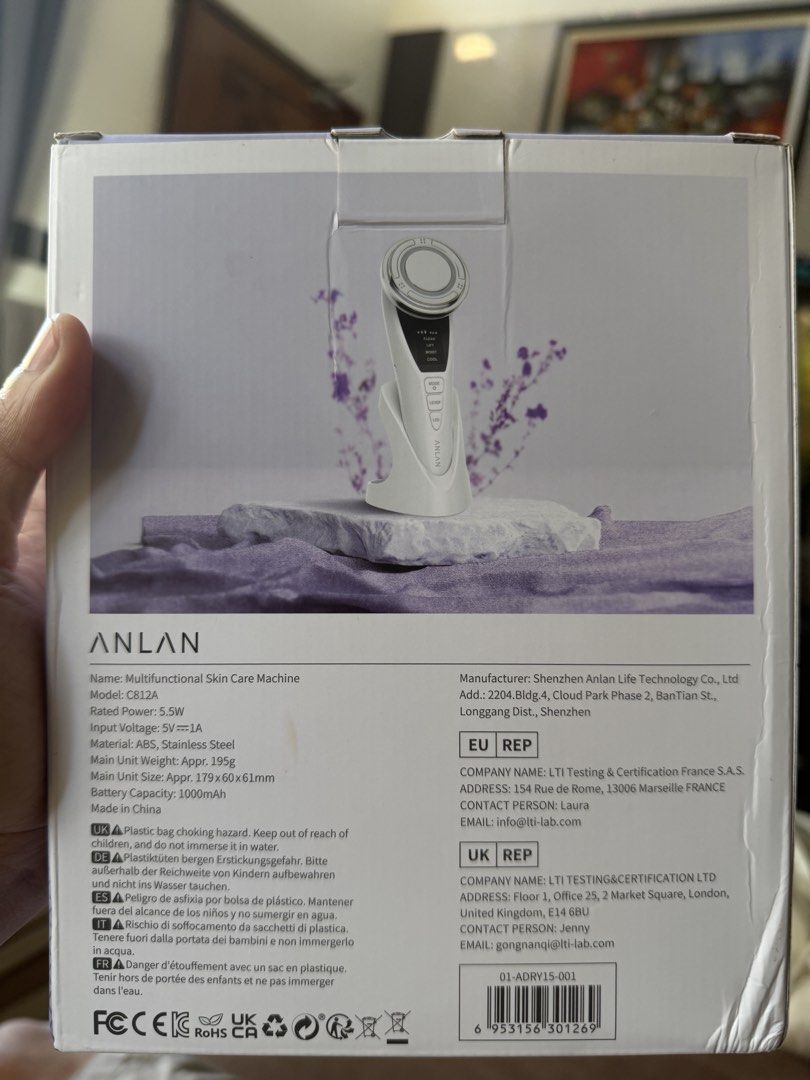 Anlan Multifunctional Skin Care Machine (Category: Face Care) located in Manila. Submitted by shedricka11405 (Listing ID 1424600242, Image 1). Description: Opened. Used once just for collab.