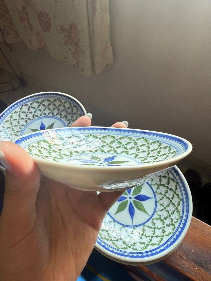 handmade antique trinket dish/plate445248337651312641