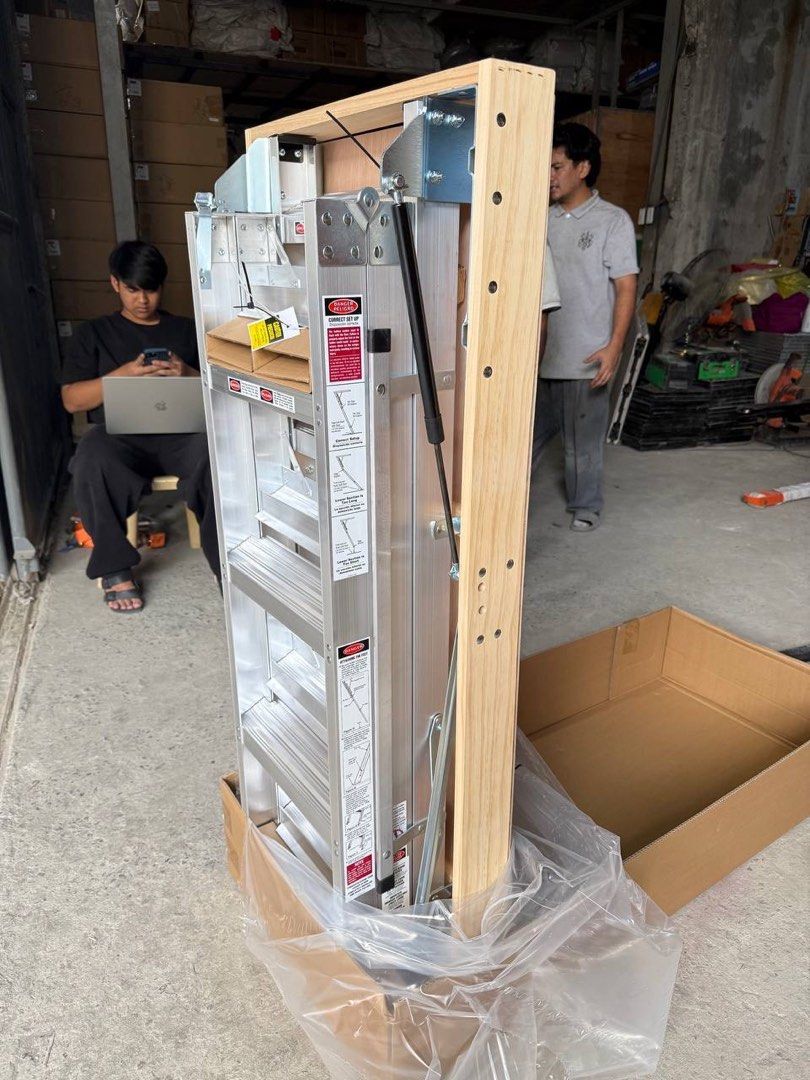 Attic Ladder (Category: Construction & Building Materials) located in Manila. Submitted by joeyroque09 (Listing ID 1424639042, Image 3). Description: Attic ladder.