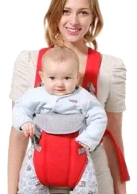Baby Carrier - Red (Category: Carriers & Slings) located in Makati City. Submitted by oideme (Listing ID 1424641597, Image 3). Description: - Red baby carrier suitable for newborns and toddlers. - Features adjustable straps for a comfortable fit. - Easy to use design. - Provides support for your baby. - Secure design for baby's safety. - Allows for various carrying positions..
