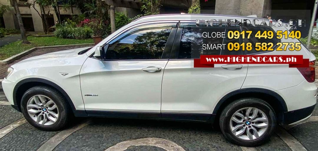 BMW X3 sDrive20D Diesel 2012 Auto (Category: Used Cars) located in Manila. Submitted by highendcars (Listing ID 1424553353, Image 2). Description: 2012 BMW X3 CALL: 0917-449-5140 WWW.HIGHENDCARS.PH Excellent Condition 2.0L inline-4 turbo diesel (1995 cc) 8-speed automatic transmission All-wheel drive (xDrive) Mileage: 92t Kms only Ready Stock HIGHENDCARS.PH -- For every journey, there’s a car Sales / Indent Order/ Trade-in / Parts / Tune Up / Re-
