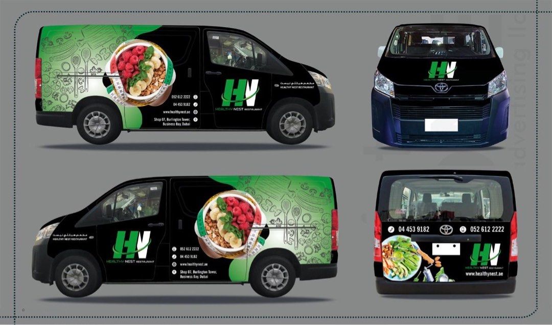 Branded Vehicle Wrap, Business Vehicle Branding, Commercial Fleet ...