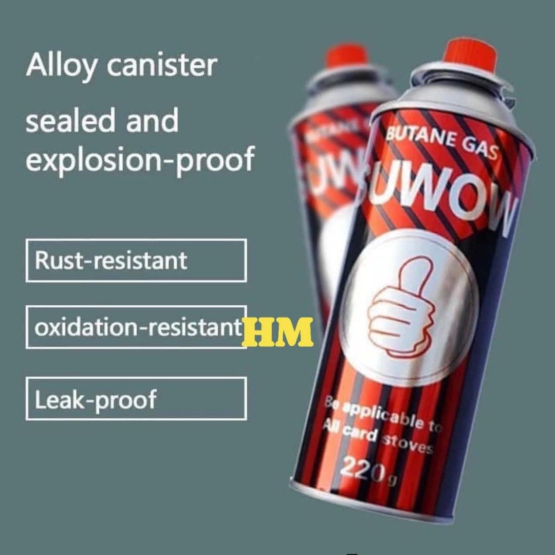 BUTANE GAS CANISTER (Category: Cookers) located in Manila. Submitted by haideshop (Listing ID 1424613588, Image 2). Description: 4pcs 450 1 box 28pcs 2200.