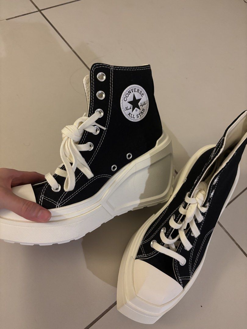 Converse Chuck Taylor All Star Wedge Sneakers (Category: Sneakers) located in Quezon City. Submitted by blueeeming (Listing ID 1424670023, Image 3). Description: used once only.