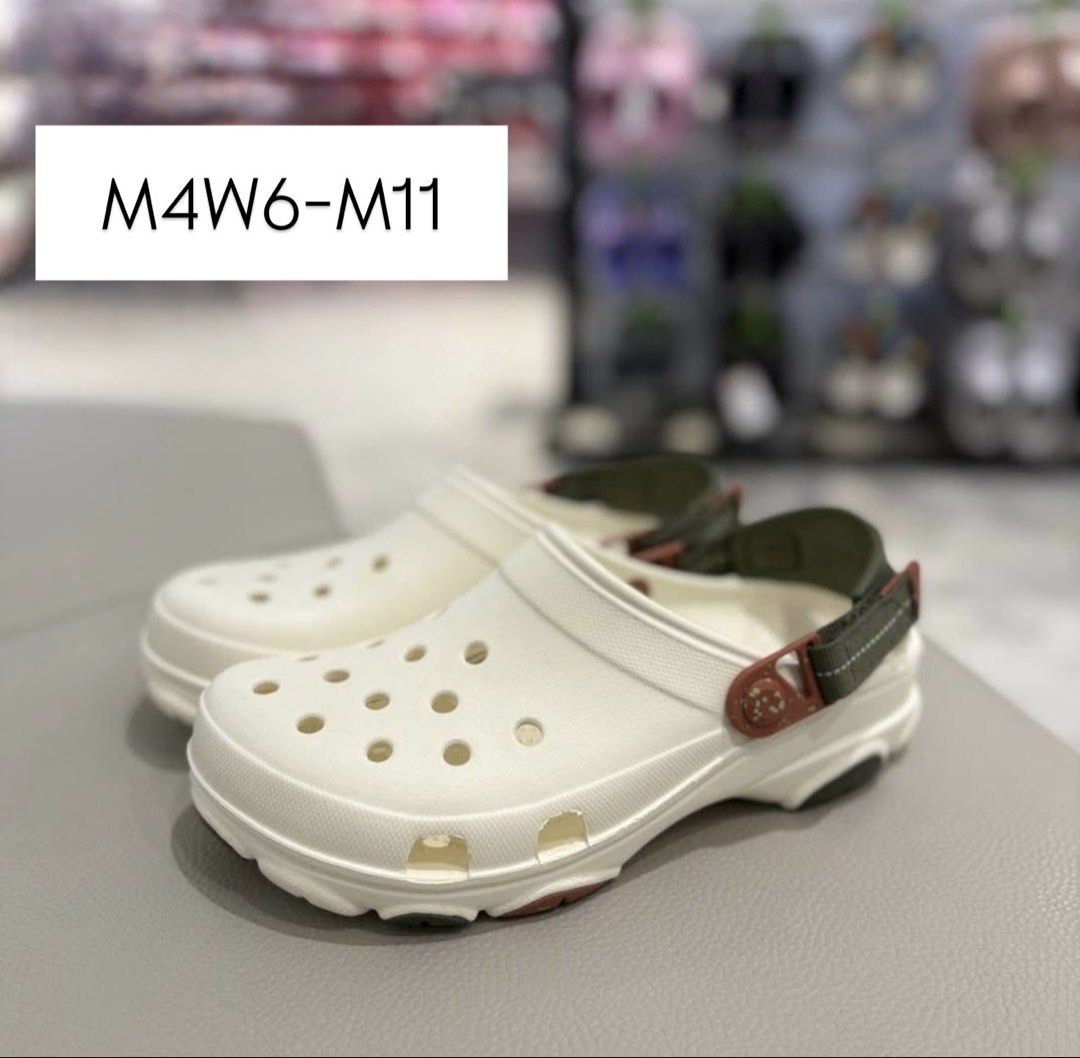Crocs All Terrain Clogs (Category: Slippers & Slides) located in Santa Rosa. Submitted by miqboutique (Listing ID 1424529204, Image 2). Description: Crocs All Terrain Clog ₱2,899 + SF • ETA Mid April • 1,500 DP required • Guaranteed Original Fb page: Miq's Boutique.
