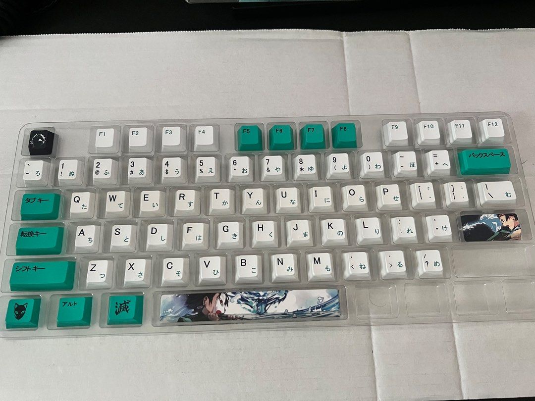 Custom Demon Slayer Themed Mechanical Keyboard (Negotiable), Computers ...