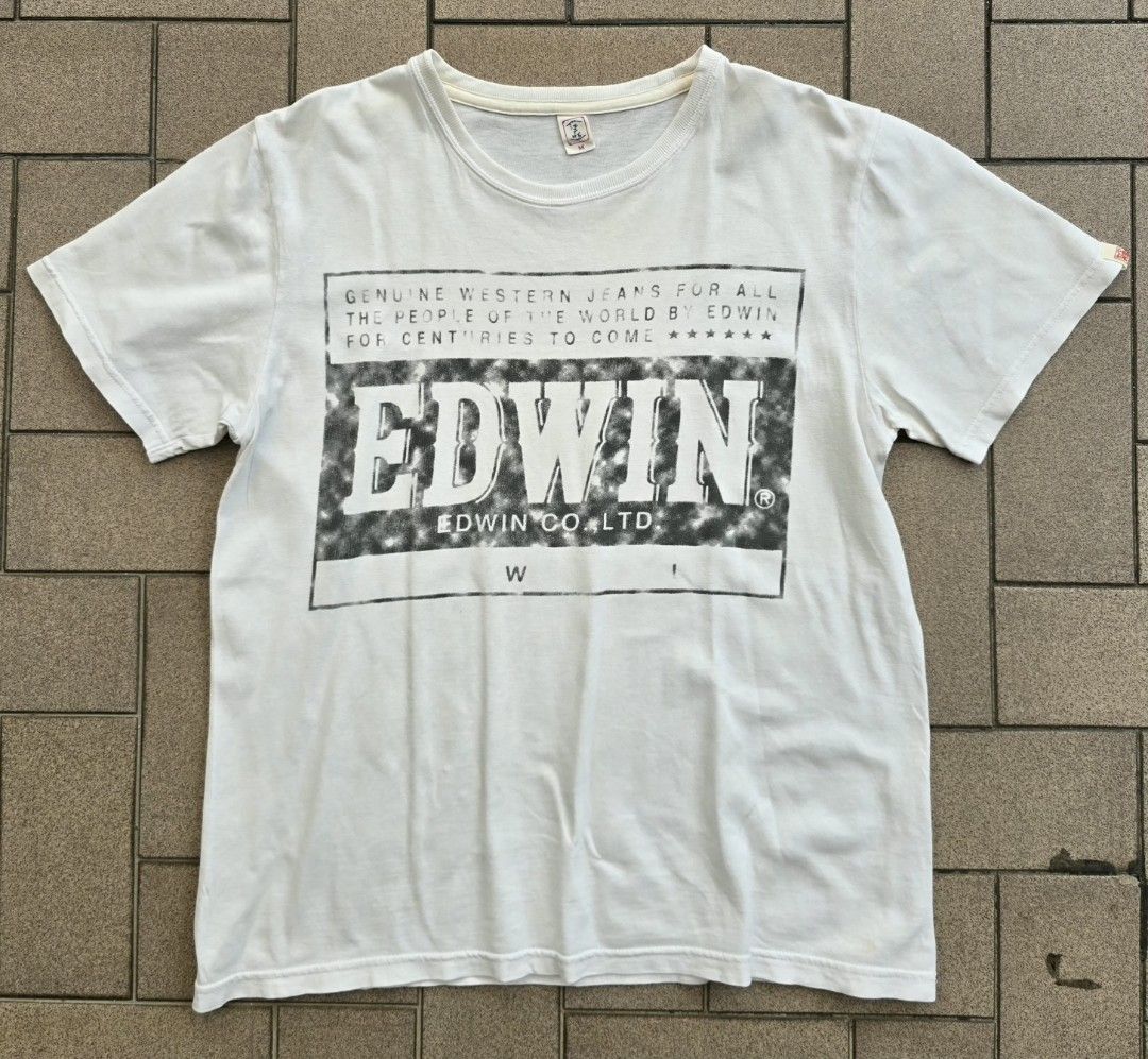 Edwin Tee (Category: Tshirts & Polo Shirts) located in Petaling Jaya. Submitted by aimanwest (Listing ID 1424607744, Image 1). Description: pit 19" labuh 25".