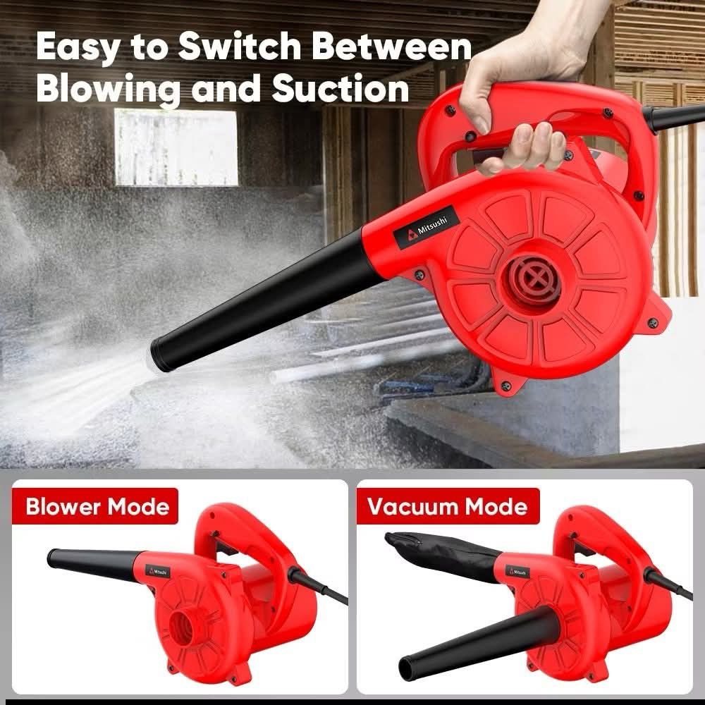 Electric Blower 500W RL-2510 (Category: Construction Tools & Equipment) located in Manila. Submitted by lyfrancois14 (Listing ID 1424564248, Image 1). Description: - RayLight RL-2510 Electric Blower - 500W Power - Blow and Suction Modes - Includes: Blower, Vacuum Attachment, Collection Bag - Color: Red.