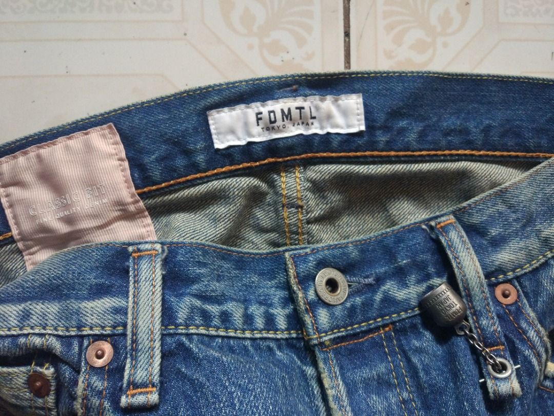 FDMTL Patchwork Selvedge Jean 36 actual (Category: Jeans) located in Pasay City. Submitted by denimdude.ph (Listing ID 1424622355, Image 3). Description: made in Japan retails for 20k php.