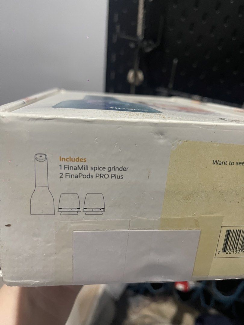 FinaMill Spice Grinder with 2 FinaPods PRO Plus (Category: Juicers, Blenders & Grinders) located in Quezon City. Submitted by prelovedbyvcs (Listing ID 1424642689, Image 2). Description: .